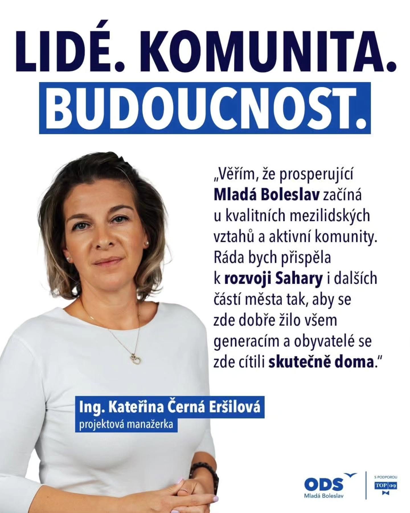 Ing. Kateřina Černá Eršilová story graphic